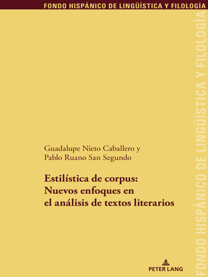 cover image of Estilística de corpus